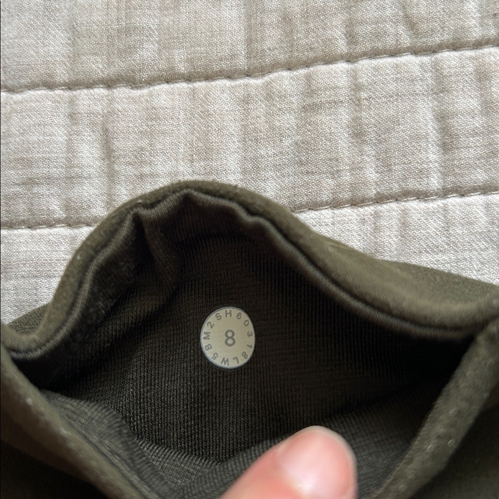 Lululemon Aline army green high rise legging joggers full length 8​ - Picture 7 of 16